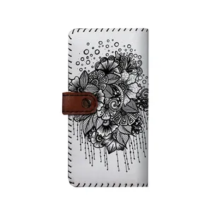کیف پول چرمی ترمه طراحان ایده مدل بنددار کد smn003