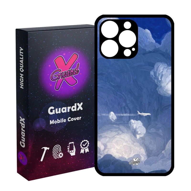 کاور گارد ایکس طرح هواپیما مدل Glass10597 مناسب برای گوشی موبایل اپل iPhone 14 Pro Max