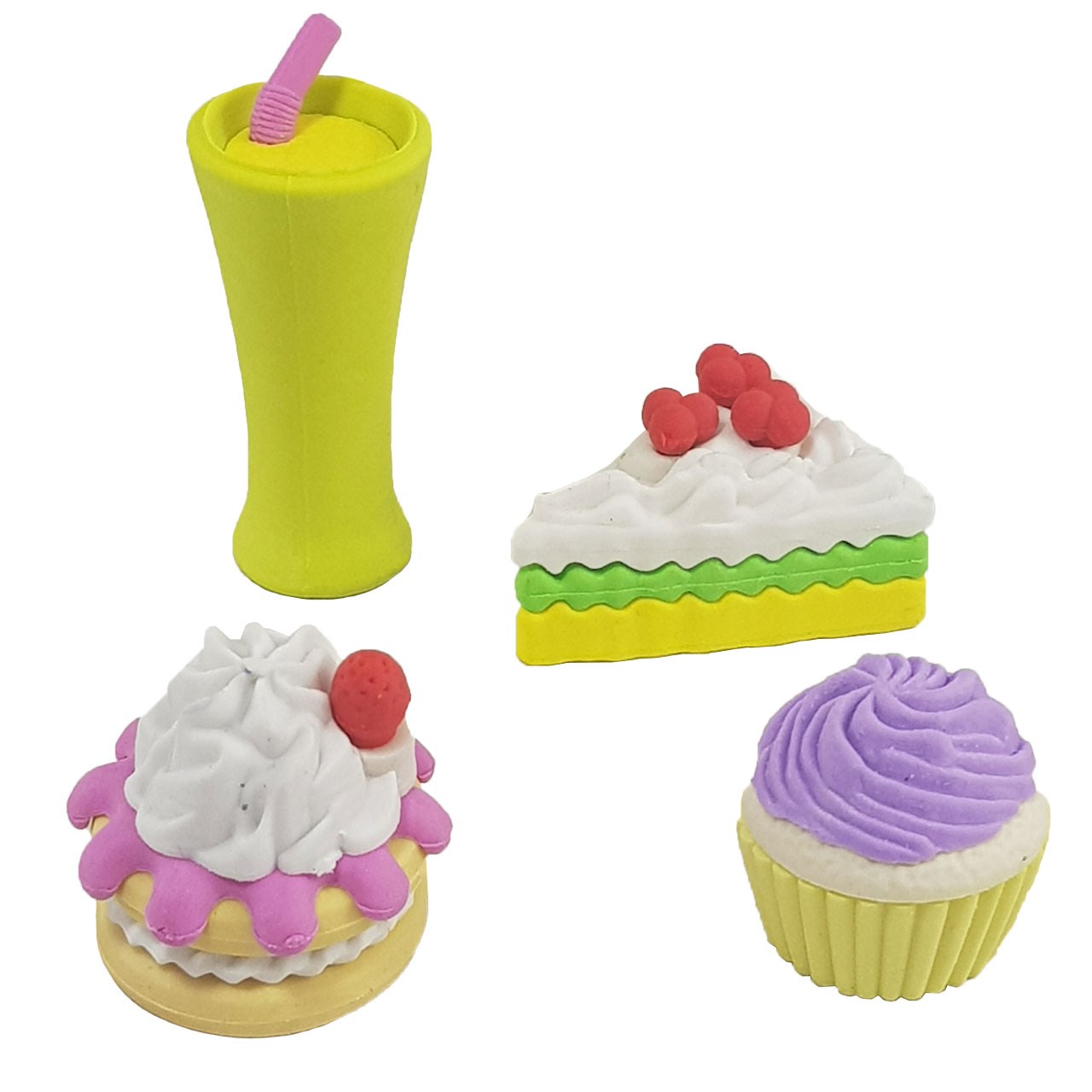 پاکن نوولتی مدل Erasers Dessert بسته 4 عددی