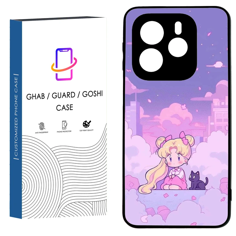 کاور قاب گارد گوشی طرح دخترانه کد 118 - TPU مناسب برای گوشی موبایل  شیائومی Redmi Note 14 4G