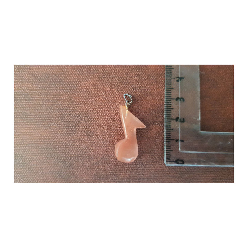 آویز گردنبند دخترانه مدل نت موسیقی Mb1