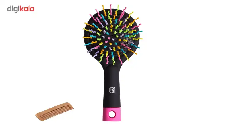 برس مو کریستین بیوتی مدل G39 به همراه شانه چوبی