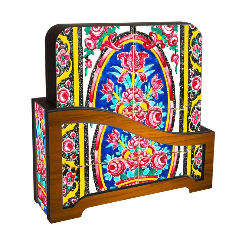 زیر لیوانی لوکسینو مدل ZLQ 2025 بسته 6 عددی