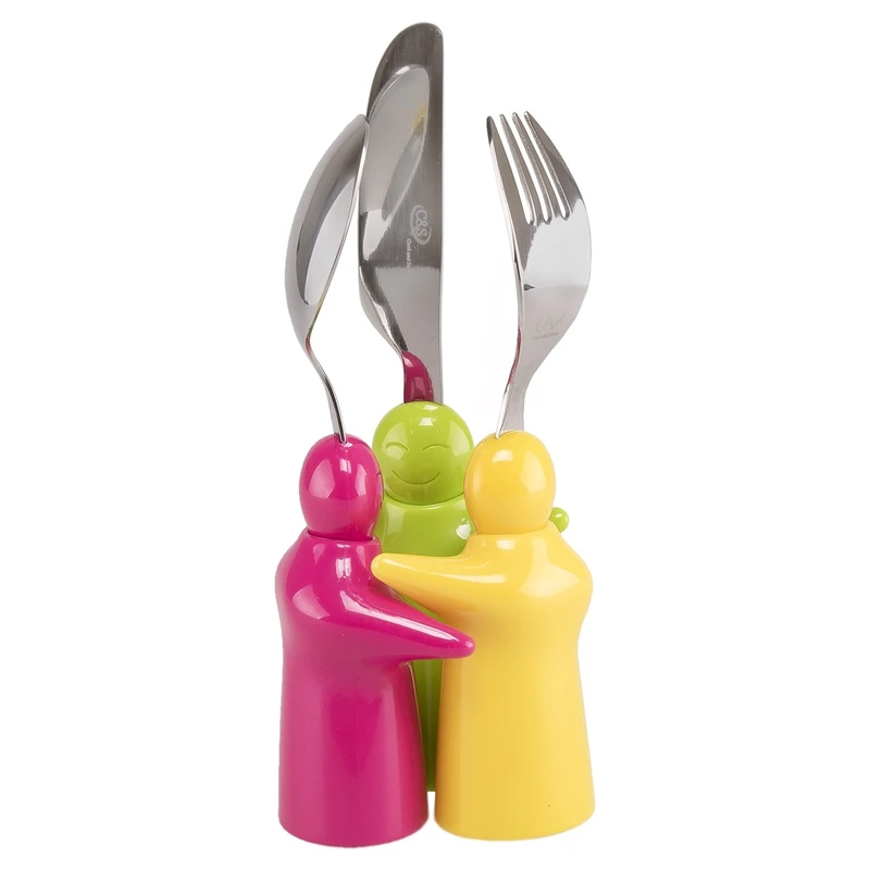 ست قاشق و چنگال و کارد کودک سی اند اس مدل هاگ 8619