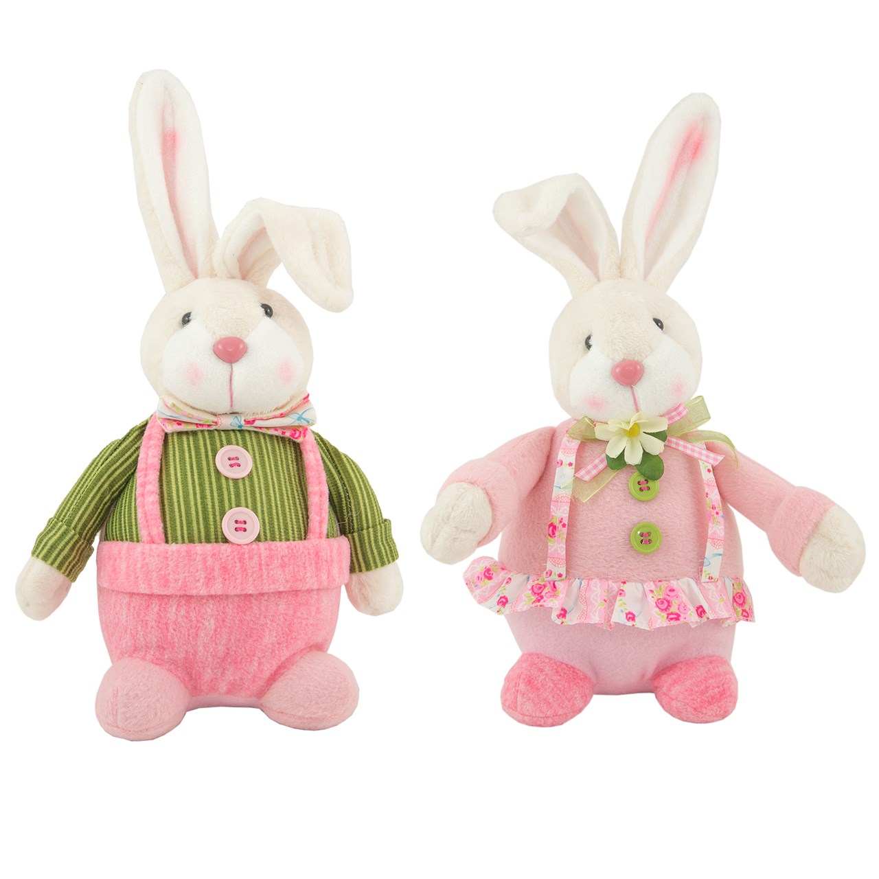مجموعه عروسک بهارگالری مدل خانم و آقای خرگوش به همراه جعبه هدیه