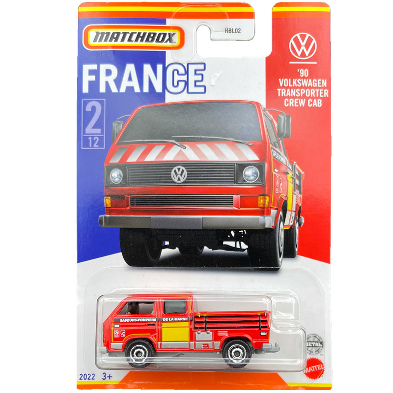 ماکت ماشین مچ باکس مدل 90 VOLKSWAGEN TRANSPORTER CREW CAB