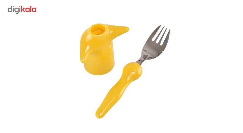 عکس شماره 3 : ست قاشق و چنگال و کارد کودک سی اند اس مدل هاگ 8619