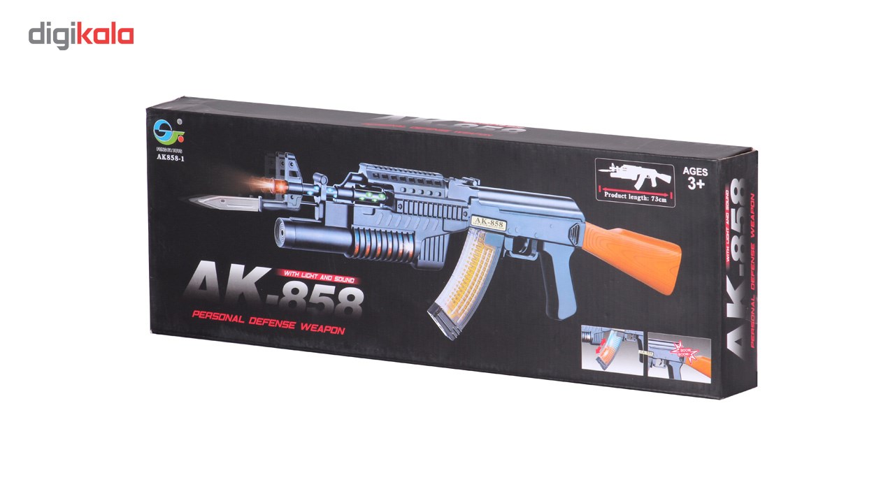تفنگ اسباب بازی کلاشینکف مدل AK858-1
