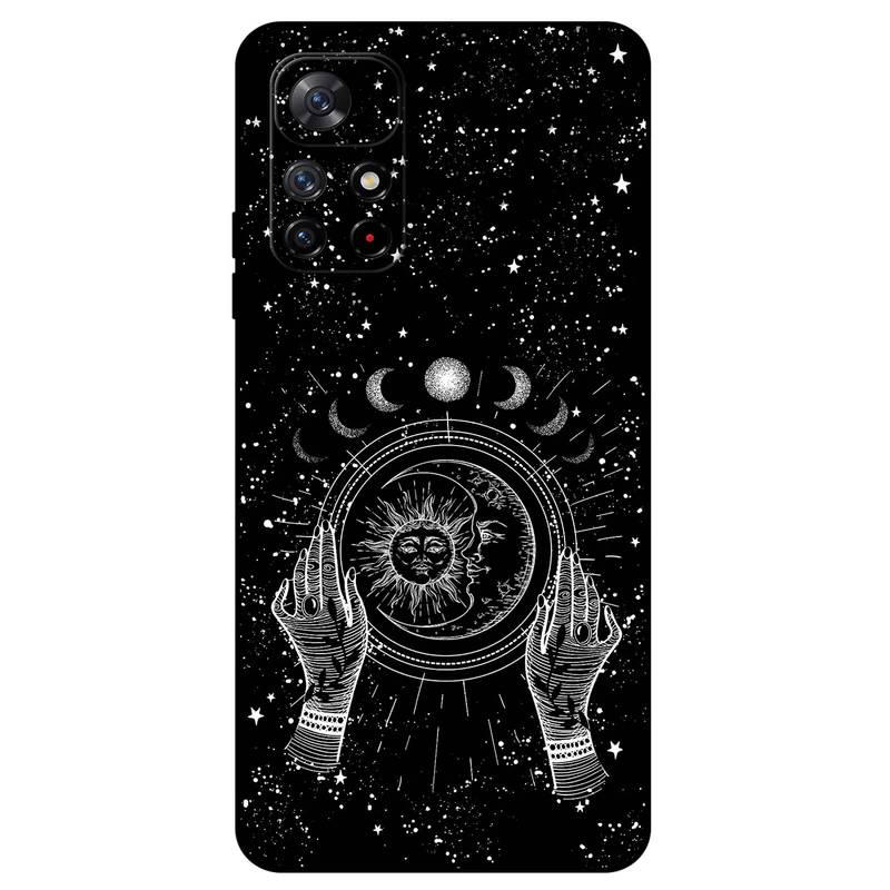کاور مگافون طرح ماه و خورشید مدل 1892 مناسب برای گوشی موبایل شیائومی Redmi Note 11s 5G / 11T 5G 