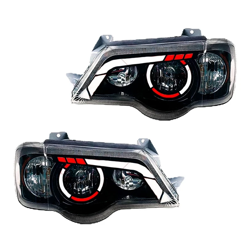 چراغ جلو خودرو گروه پژوهش صنعت مدرن مدل Puzzle مناسب برای پراید 111 و 132 بسته دو عددی