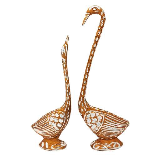 مجسمه فلزی مدل درنا کد 13 مجموعه 2 عددی