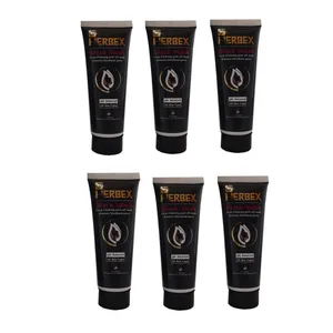 ماسک صورت هربکس مدل Black حجم 75 میلی لیتر بسته 6 عددی