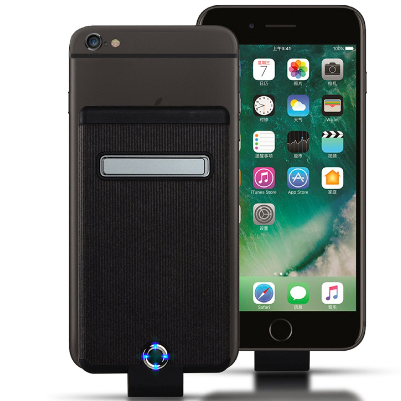 شارژر همراه ویکآپ ورلد مدل Back Clip Power ظرفیت 5000 میلی آمپر ساعت مناسب برای iphone 6 Plus