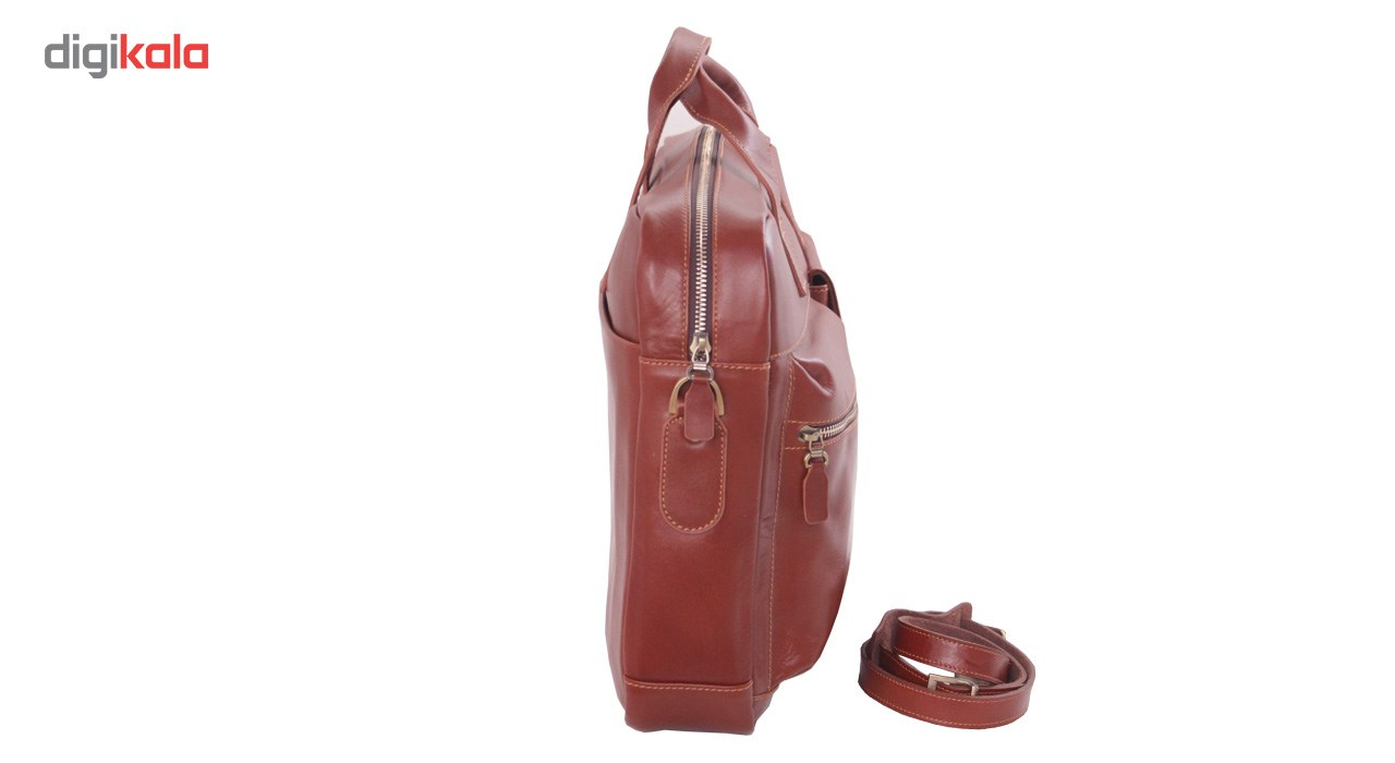 کیف اداری چرم طبیعی آدین چرم  مدل DL40
