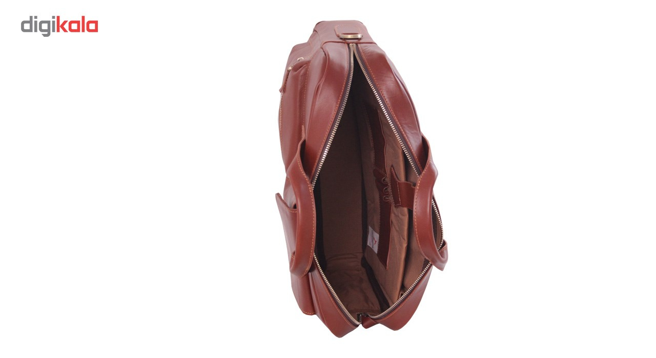کیف اداری چرم طبیعی آدین چرم  مدل DL40
