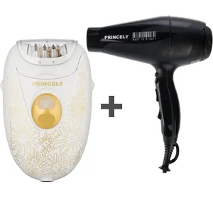سشوار حرفه ای پرینسلی مدل PR243 و اپیلاتور مدل PR508