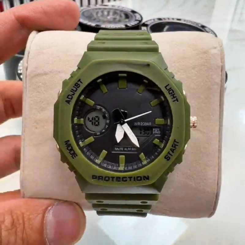 ساعت مچی عقربه ای بچگانه مدل دو زمانه