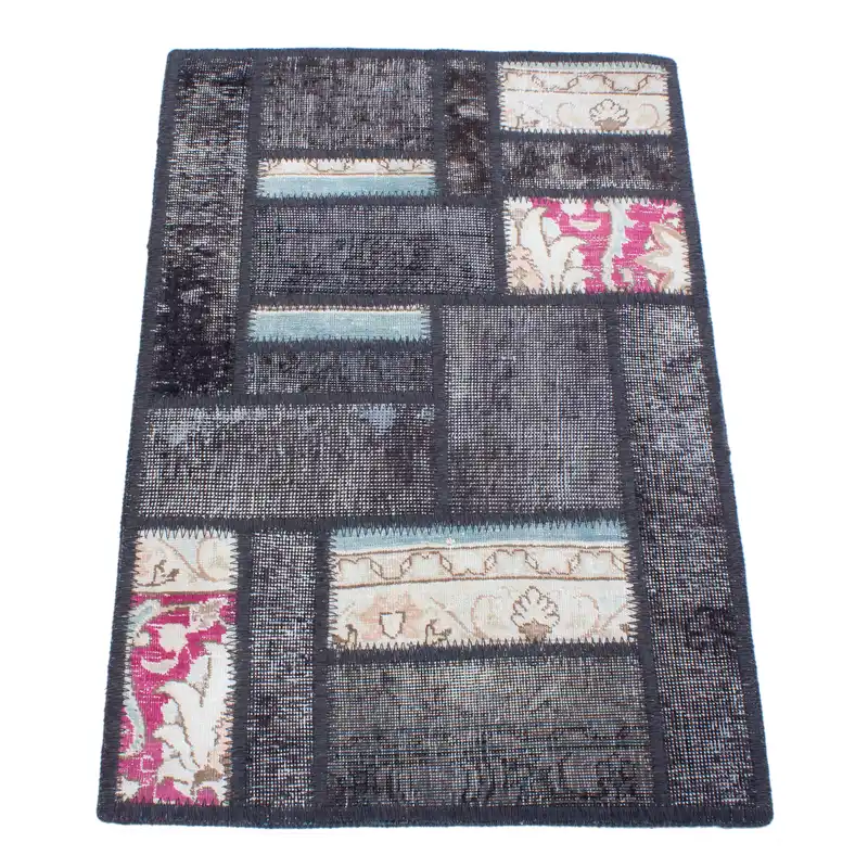 کلاژ فرش دستبافت نیم متری مدل خوی کد 13657