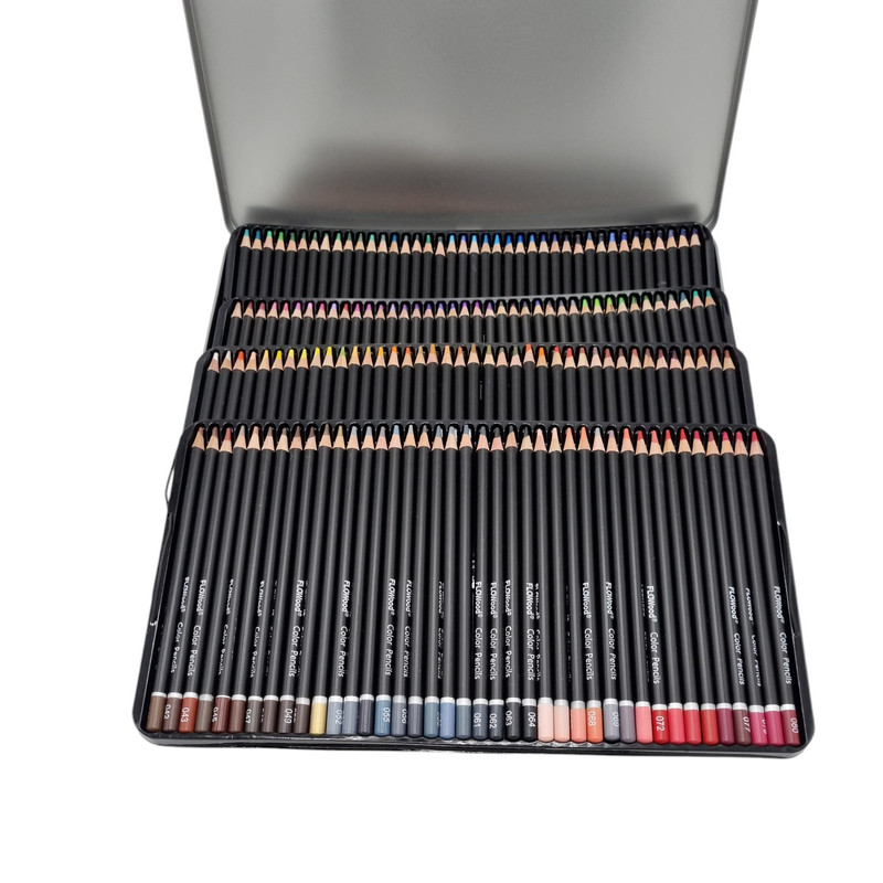 مداد رنگی برلیانت 160 رنگ مدل جعبه فلزی
