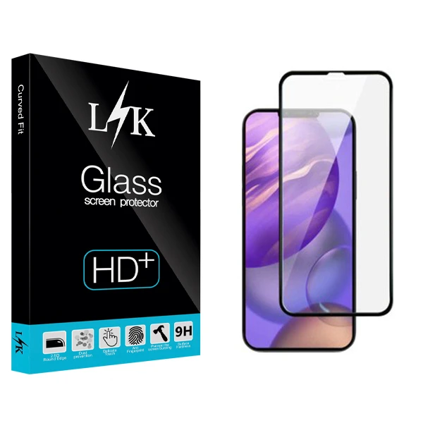 محافظ صفحه نمایش ال کی مدل Hard glass مناسب برای گوشی موبایل اپل iPhone 12 promax
