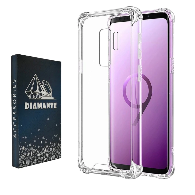 کاور دیامانته مدل Bianco Navy مناسب برای گوشی موبایل سامسونگ Galaxy S9 Plus