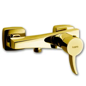 Kasra gold firozeh shower mixer