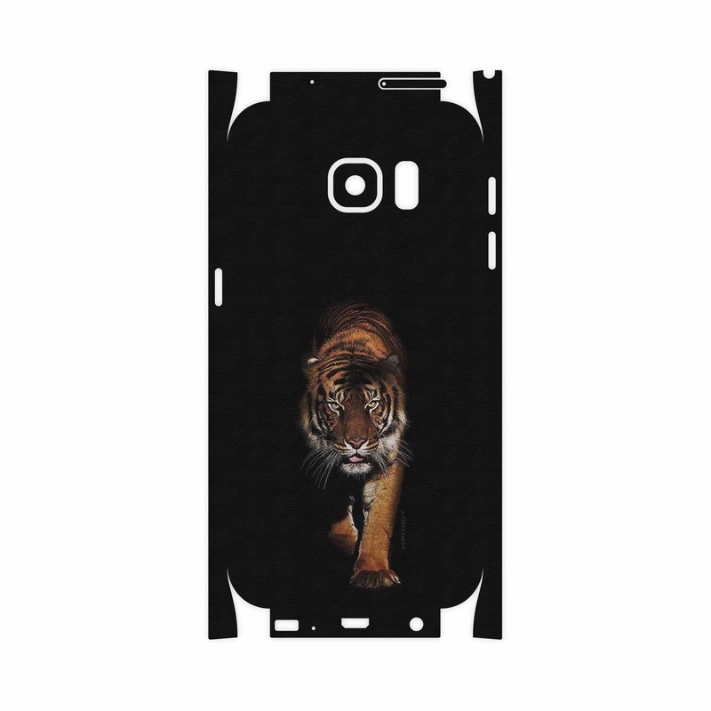 برچسب پوششی ماهوت مدل Wild Tiger-FullSkin مناسب برای گوشی موبایل سامسونگ Galaxy S7
