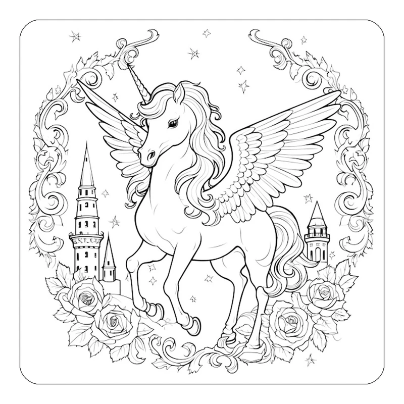 مگنت کاکتی طرح اسب تک شاخ و یونیکورن مدل mp31302