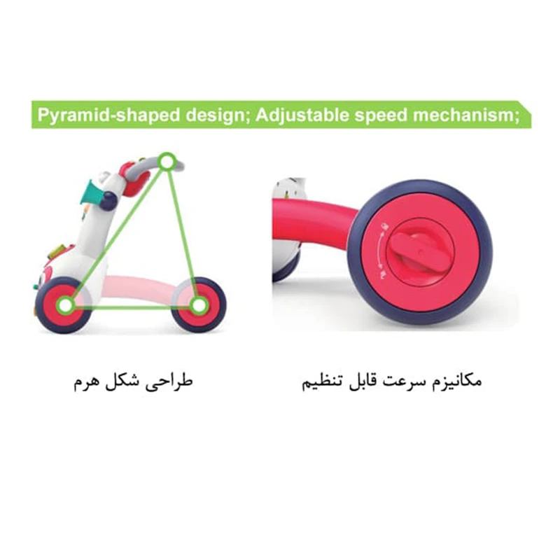 عکس شماره 9 : واکر کودک هولی تویز مدل 8997