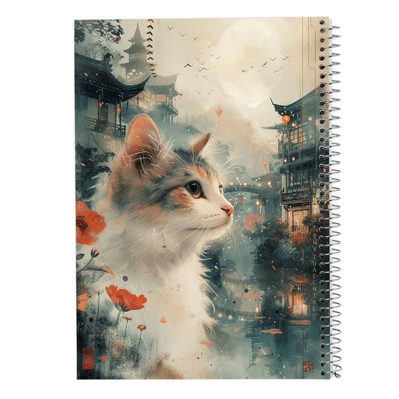 دفتر لیست خرید 50 برگ مدوپد مدل سگ و گربه کد DF17370