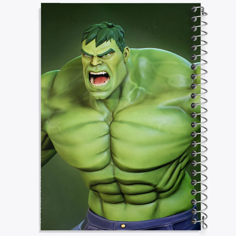 دفتر شطرنجی 50 برگ خندالو طرح هالک مارول (Marvel) کد N4956