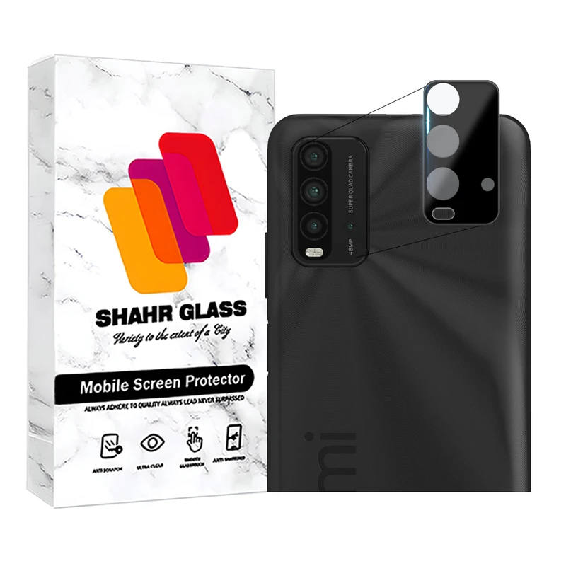 محافظ لنز دوربین  شهر گلس مدل LENSFSH مناسب برای گوشی موبایل شیائومی Redmi 9T / Redmi 9 Power