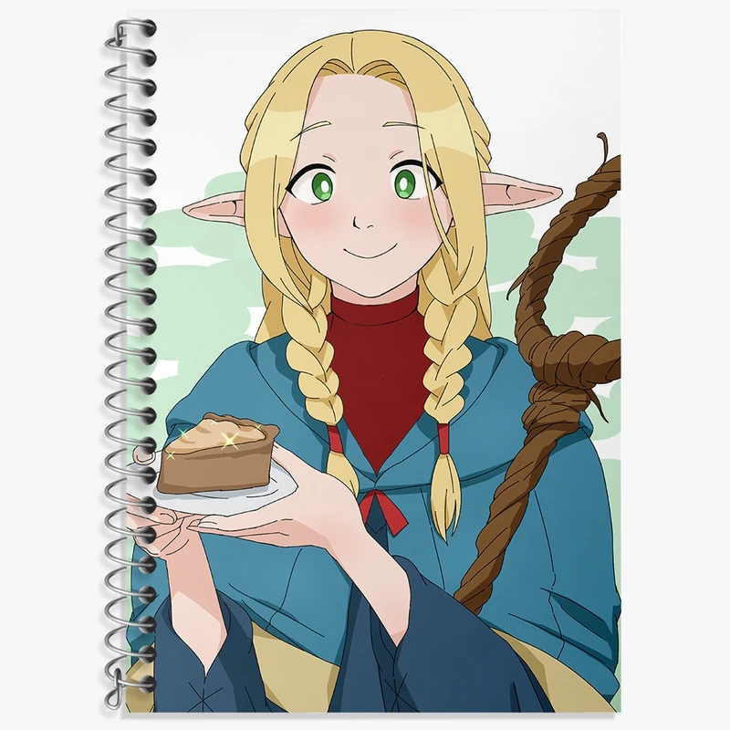 دفتر زبان 50 برگ خندالو مدل دو خط طرح مارسیل انیمه خوشمزه در سیاه چال کد 35928