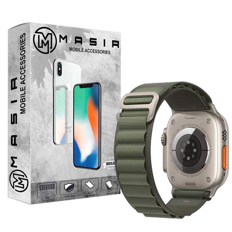 بند مسیر مدل LOOP ALPINE مناسب برای اپل واچ 49 میلی متری سری Ultra