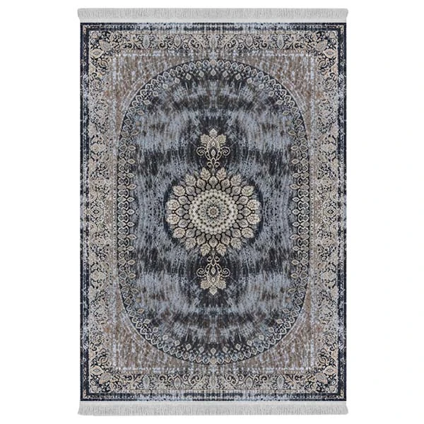 فرش پارچه‌ای دفه مدل فرشینه هازان مخمل طرح فانتزی کد 3181