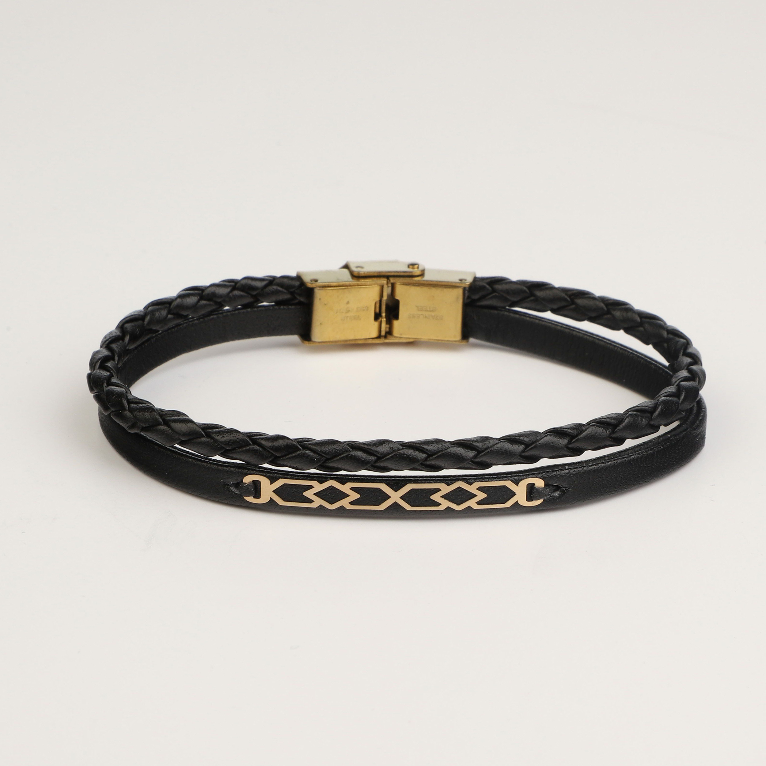 دستبند طلا 18 عیار مردانه مایا ماهک مدل MB1509