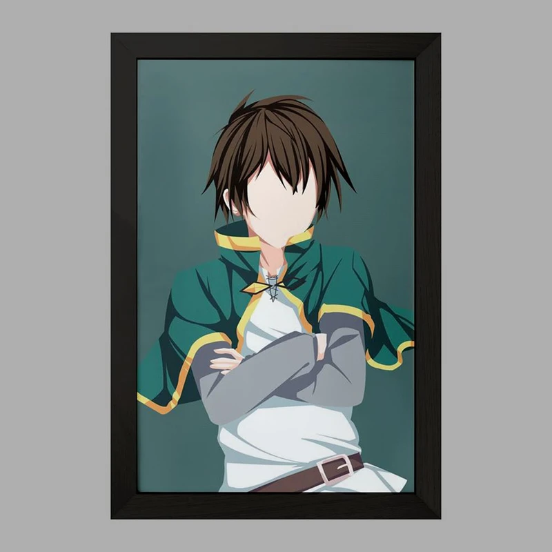 تابلو خندالو مدل کازوما ساتو انیمه کونوسوبا Konosuba کد 27335