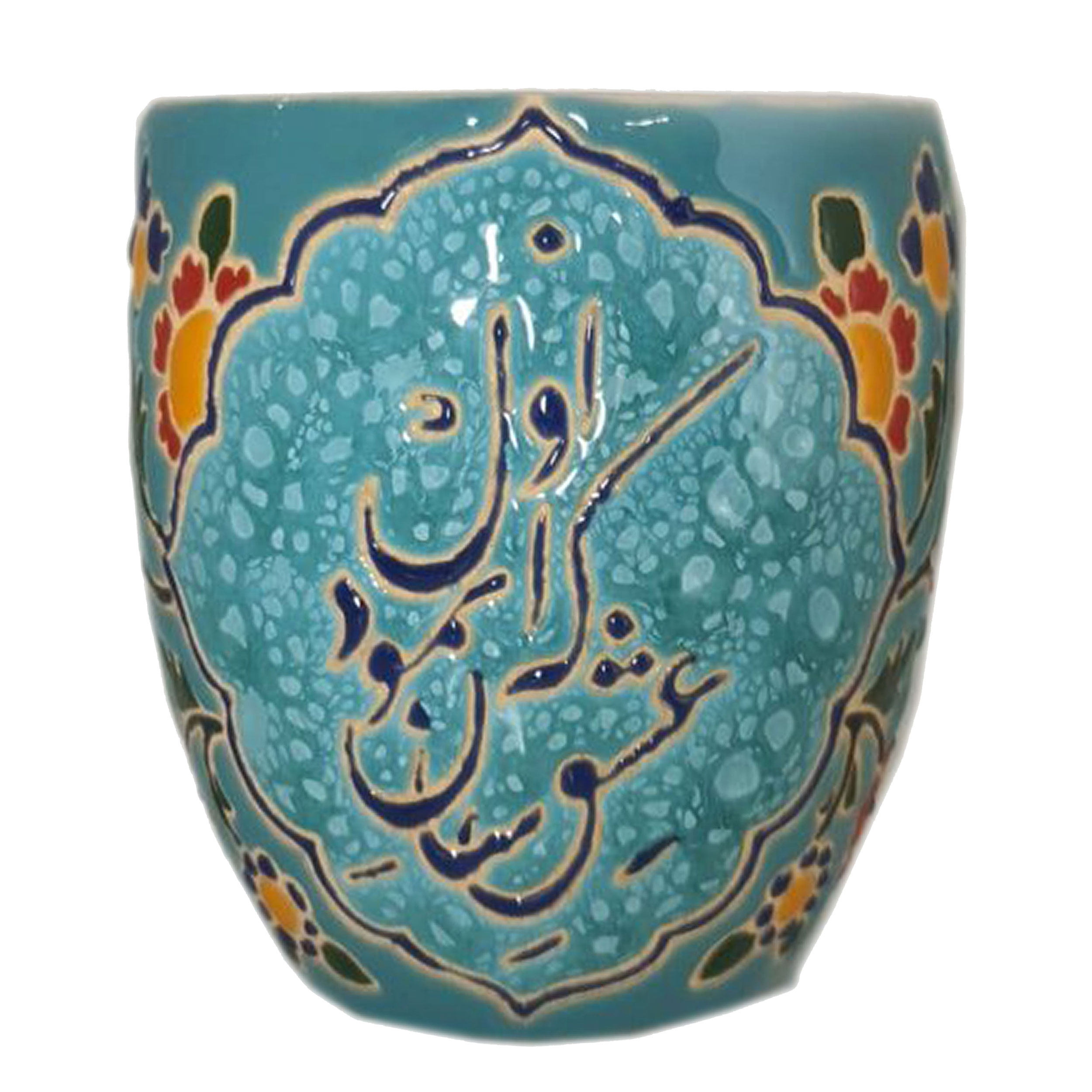 ماگ سفالی طرح که عشق آسان نمود اول کد 4003