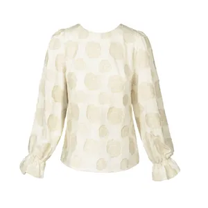 بلوز آستین بلند یقه گرد زنانه مدل SB-SS-304464