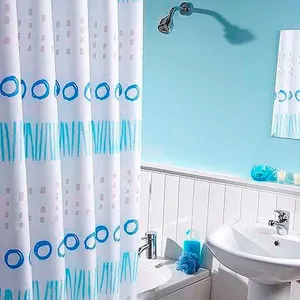 پرده حمام 240 × 200 رزین تاژ طرح Happy Holiday