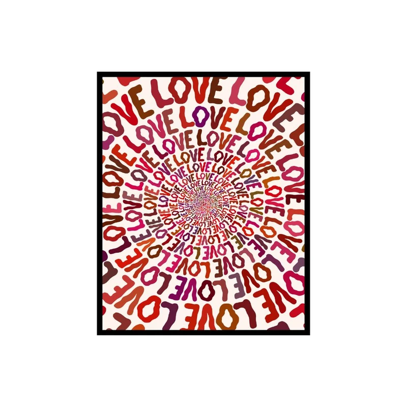 پوستر مدل چاپ الگوی عشق