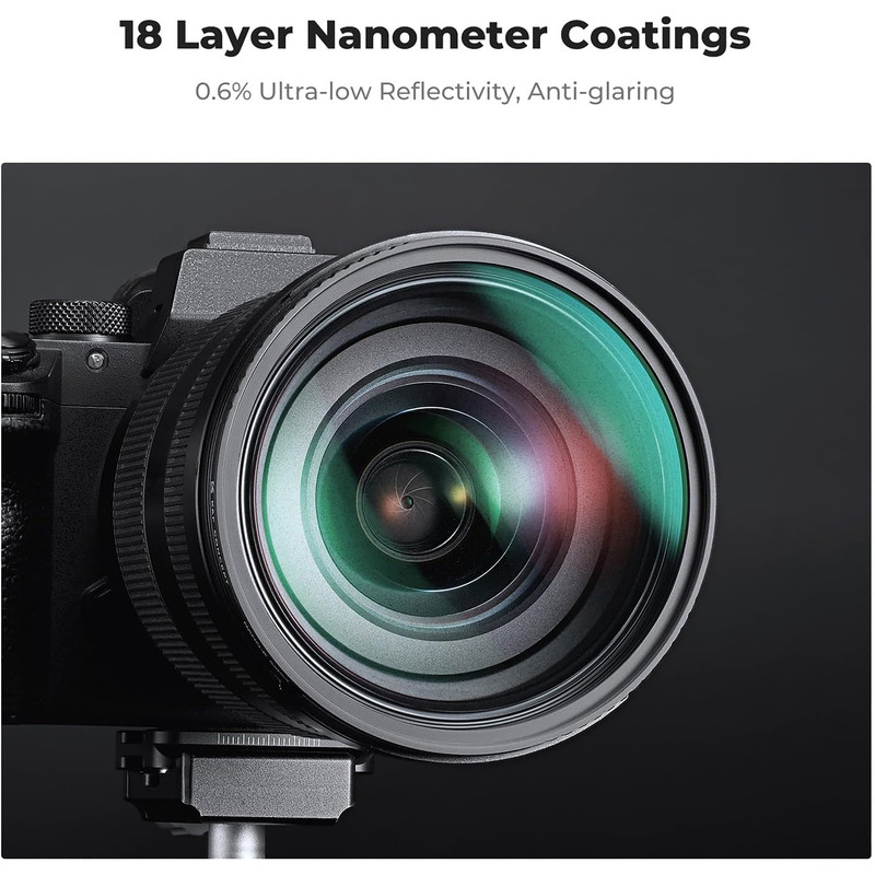 فیلتر لنز کی اند اف مدل KIT BLACK DIFFUSION 1/8-1/4(HMC) NANO-K - 82MM