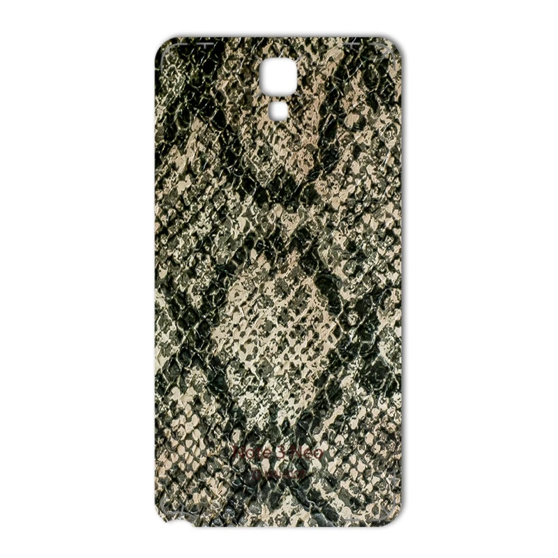 برچسب تزئینی ماهوت مدلJungle-python Texture مناسب برای گوشی Samsung Note 3 Neo