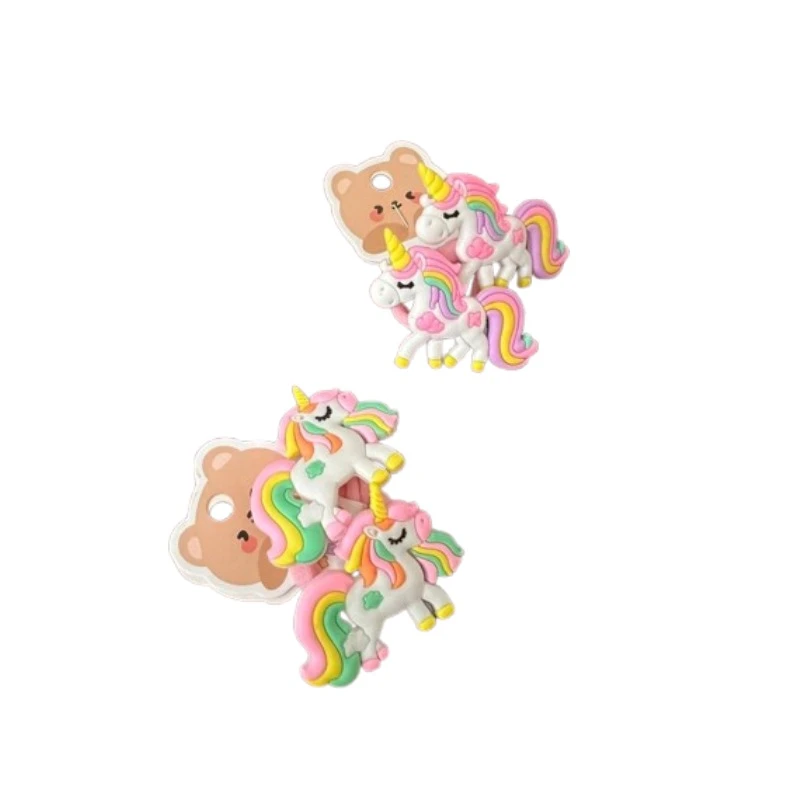 کش مو دخترانه طرح اسب مدل GH.BM2 مجموعه دو عددی