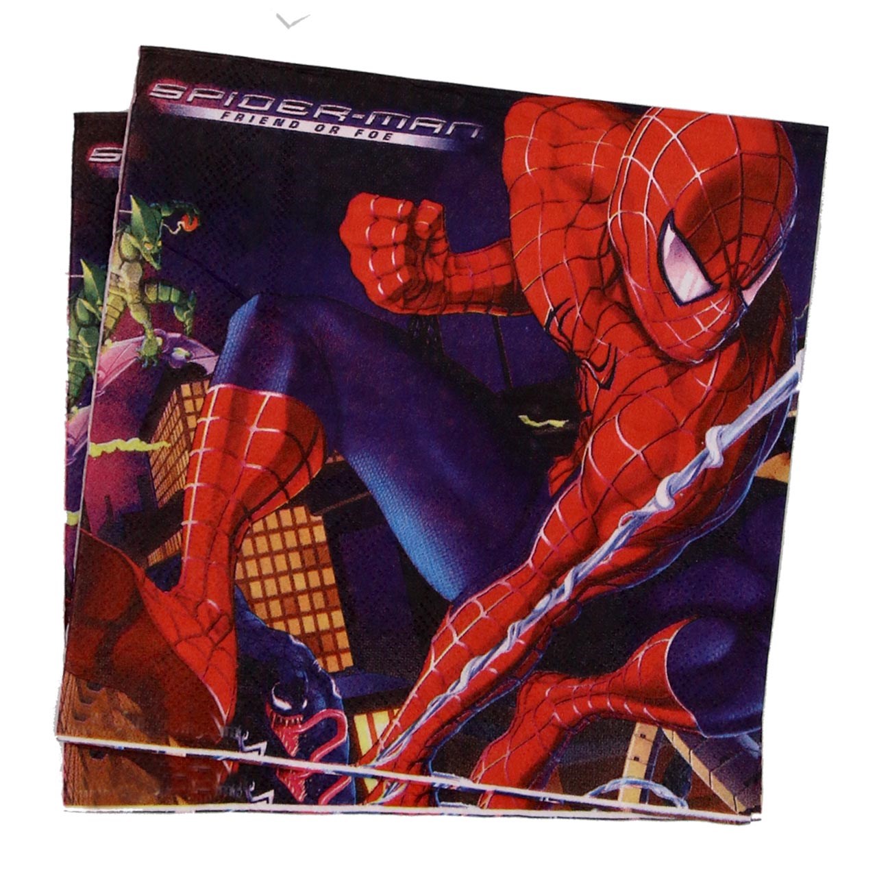 دستمال ستاره رنگارنگ مدل مرد عنکبوتی بسته 20 عددی