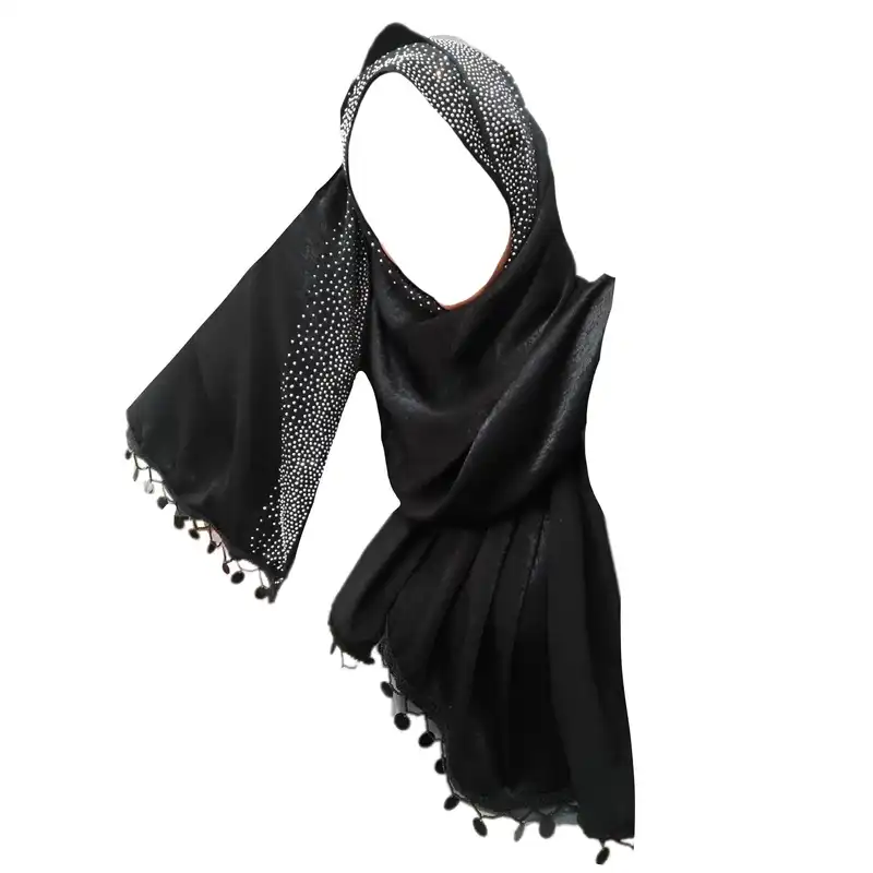 شال زنانه مدل کوپرا نگین کاری مجلسی