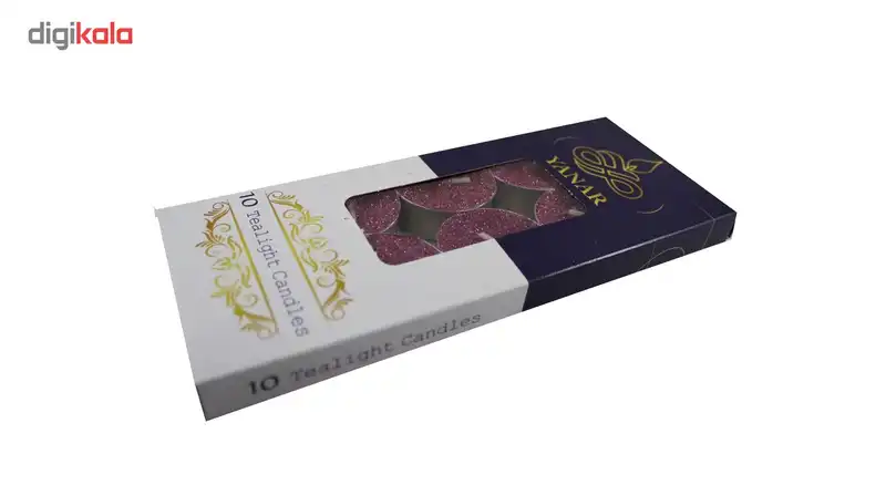 شمع وارمر یانار مدل اکلیلی بسته 10 عددی