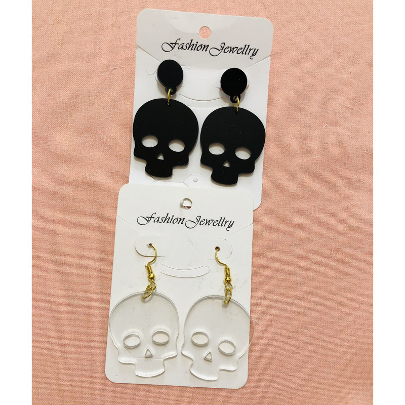 گوشواره دخترانه مدل اسکلت