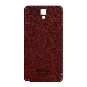 MAHOOT Natural Leather Cover Sticker for Samsung Note 3 Neo