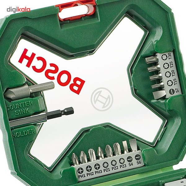 مجموعه 34 عددی ابزار سرمته بوش مدل 2607010608